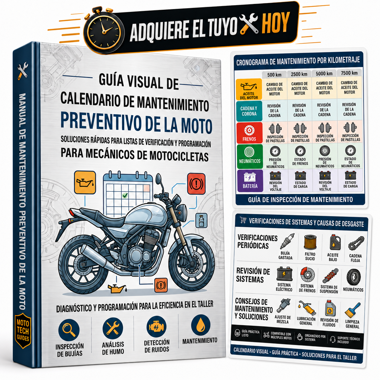 Calendario de Mantenimiento Preventivo de la Moto