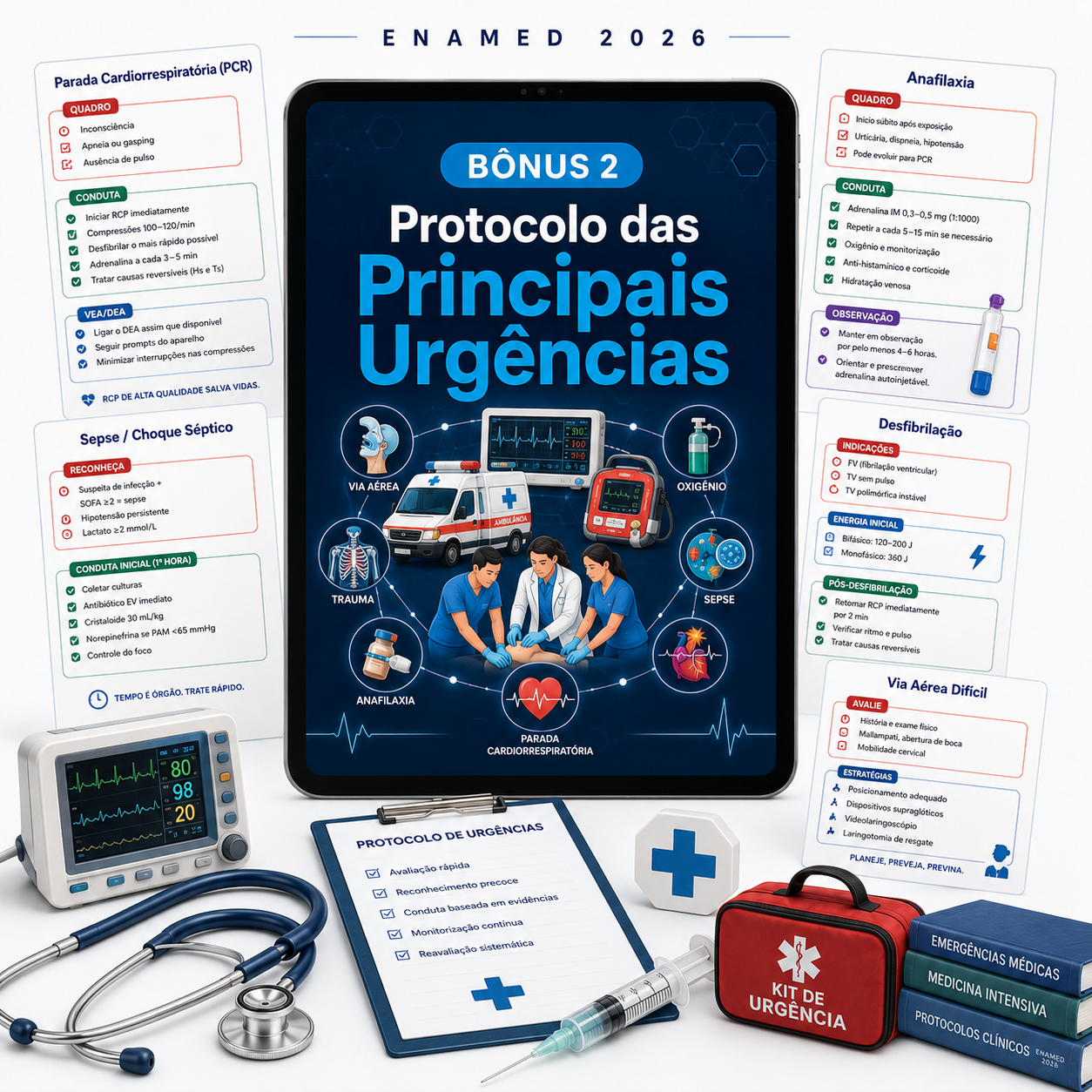BÔNUS #2 - Protocolo das Principais Urgências